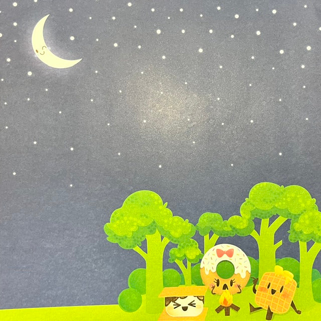 Vintage Market - Recollections - Midnight Snack Campout 12xz12 Single-Sided Paper