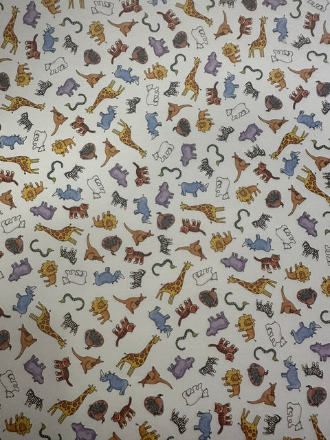 Vintage Market - Creative Imaginations - Zoo-Animal 12x12 Paper