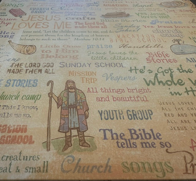 Vintage Market - Flair Designs - Jesus Loves Me 12x12 Paper