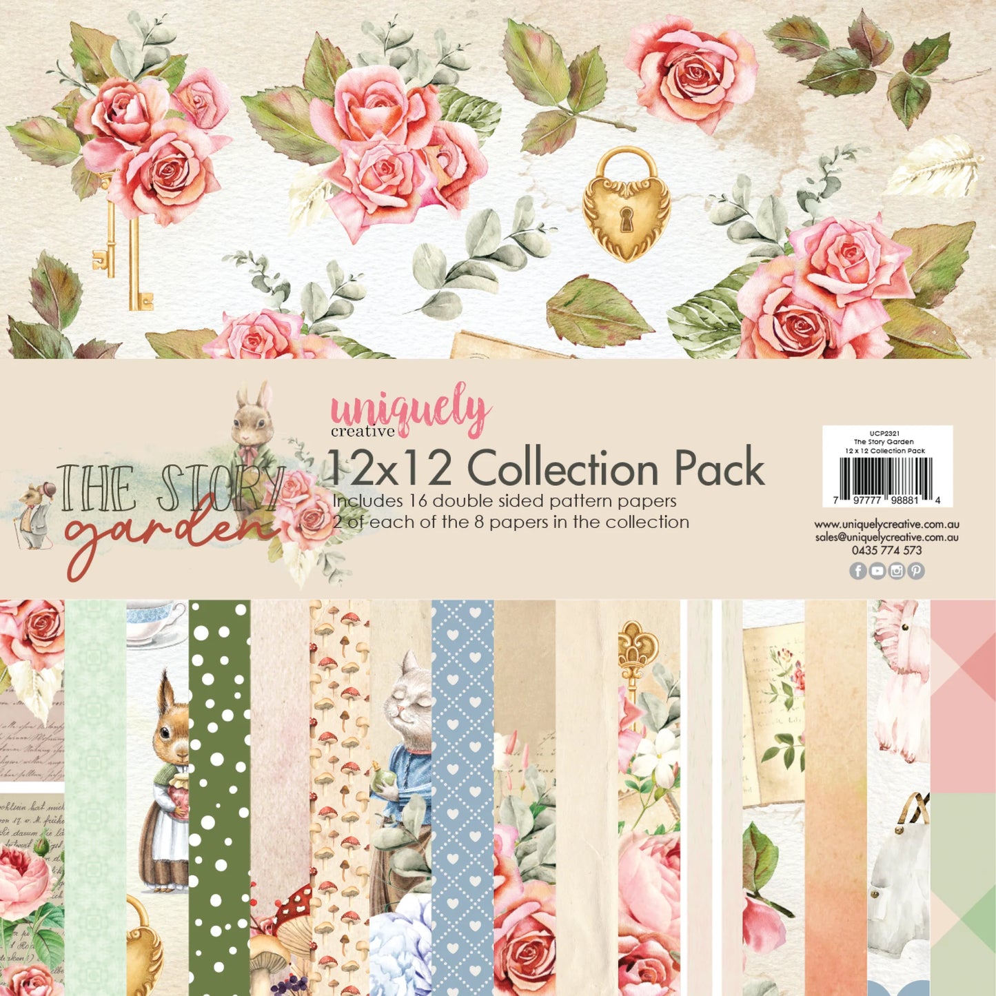 Uniquely Creative - The Story Garden 12x12 Collection Pack