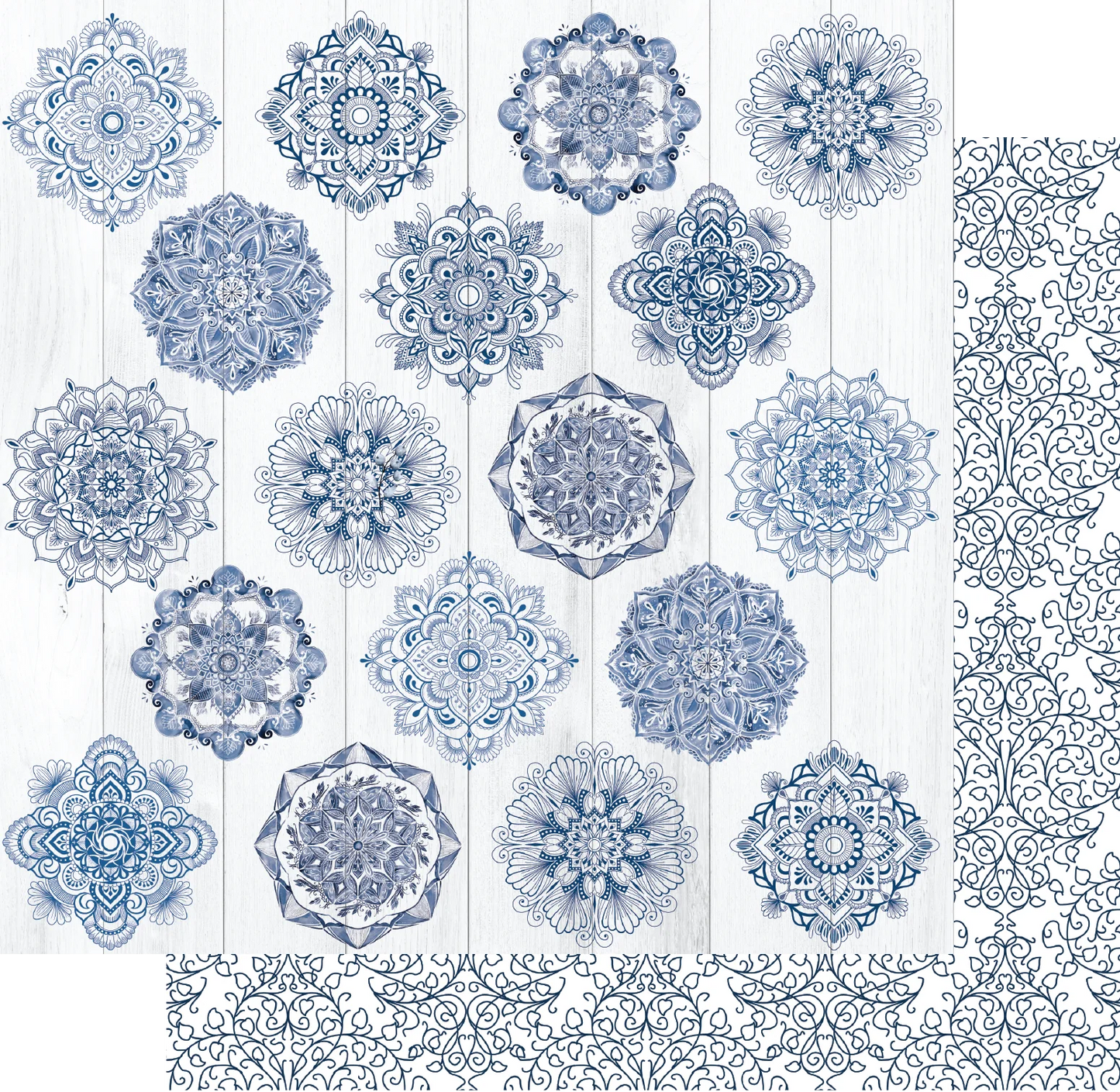 Uniquely Creative-Periwinkle 12x12 Paper