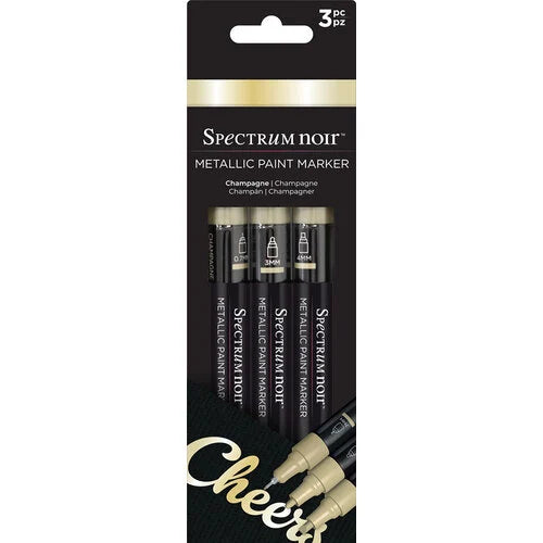 Spectrum Nior- Metallic Paint Markers-Champagne