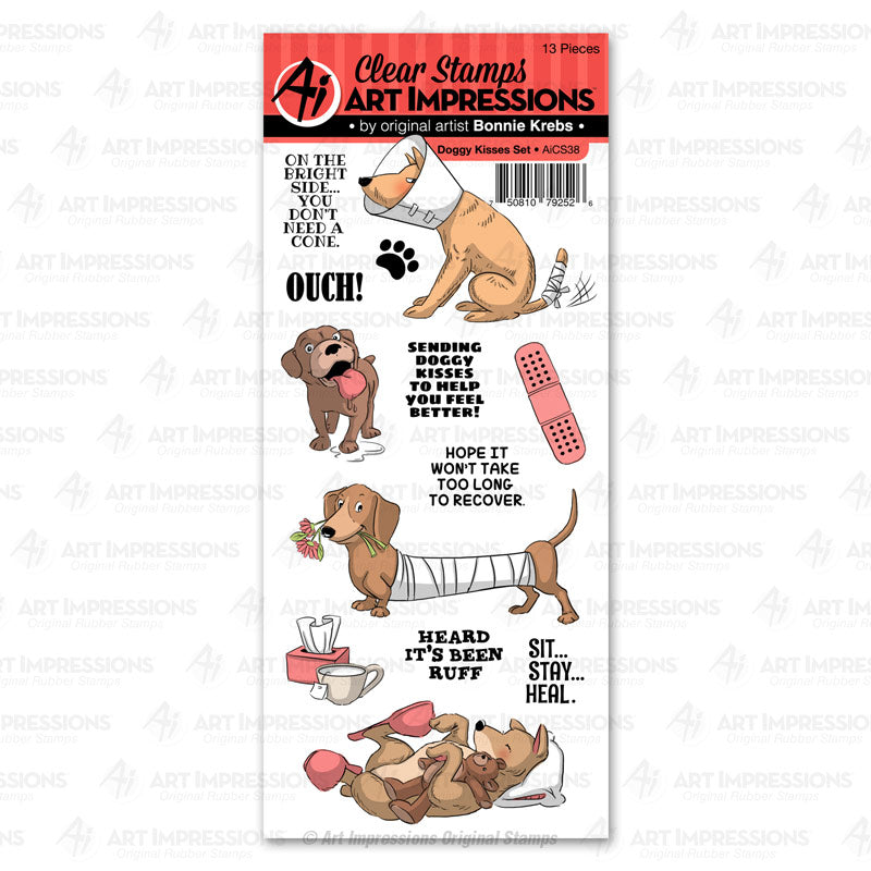 Art Impressions - Doggy Kisses Stamp Set