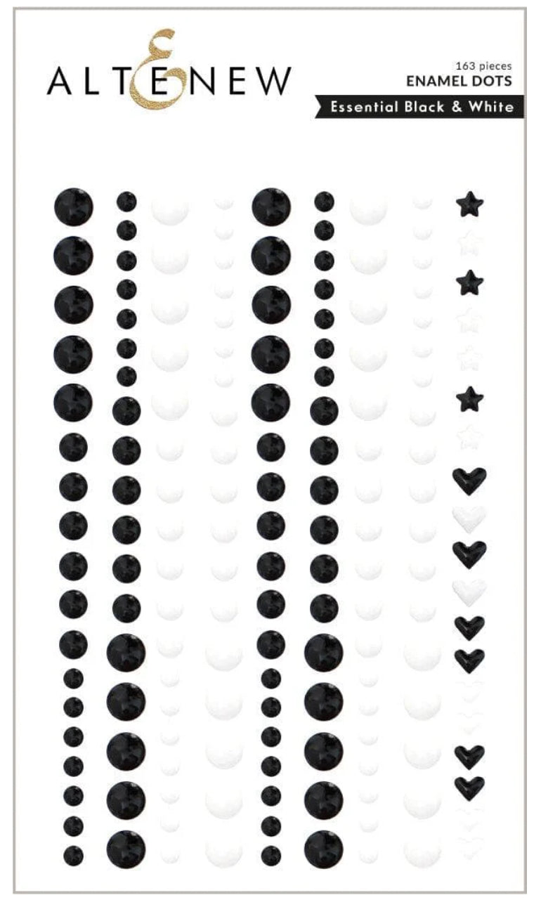 Altenew - Enamel Dots- Black & White