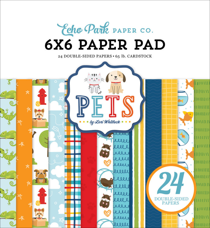 Echo Park - Pets - 6x6 Paper Pad