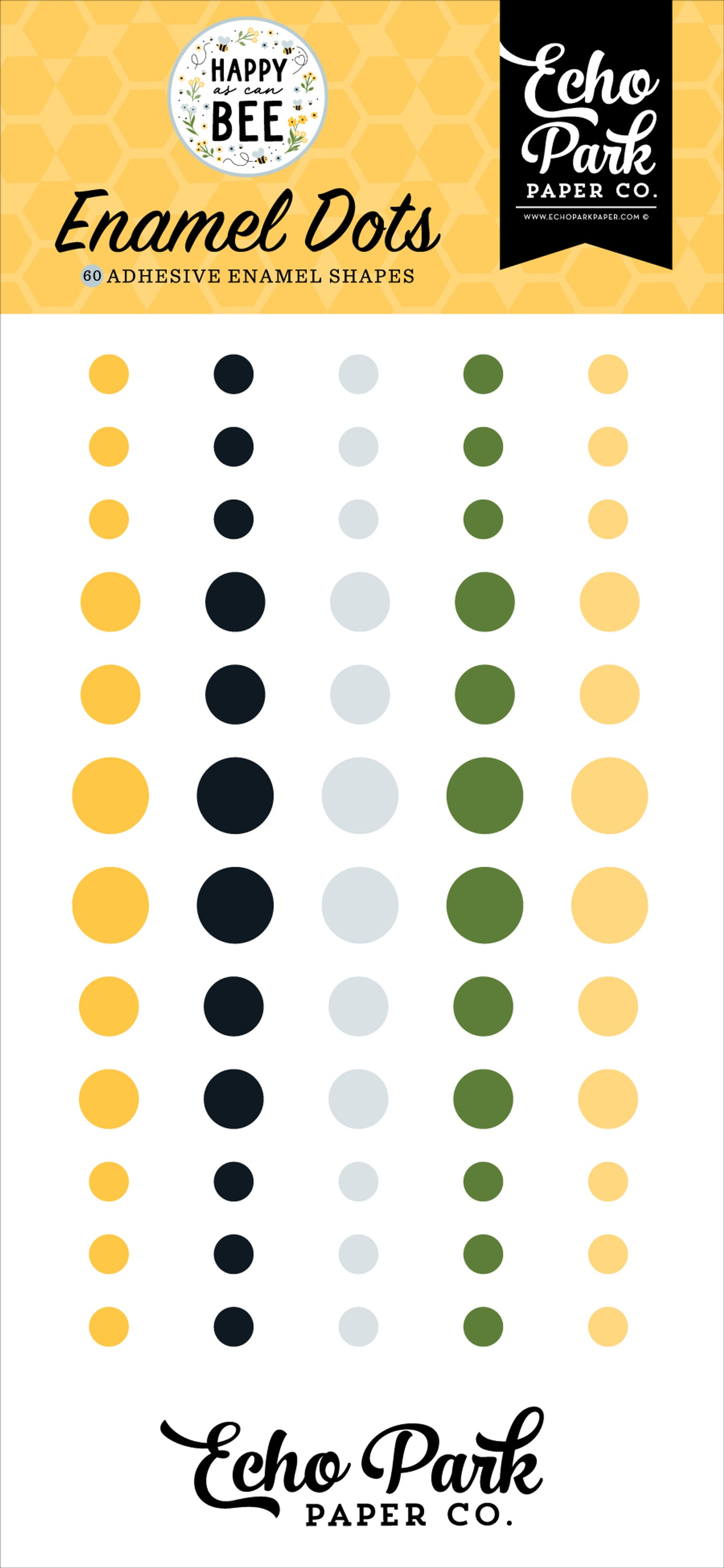 Echo Park - Happy As Can Bee - Enamel Dots