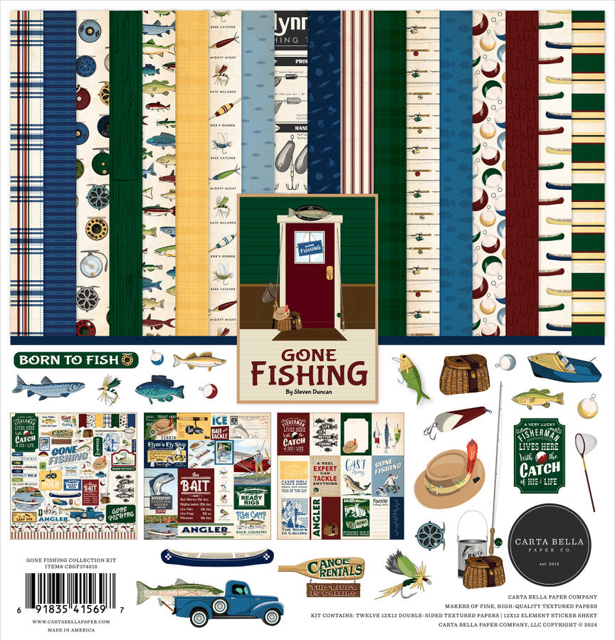 Carta Bella - Gone Fishing Collection Kit