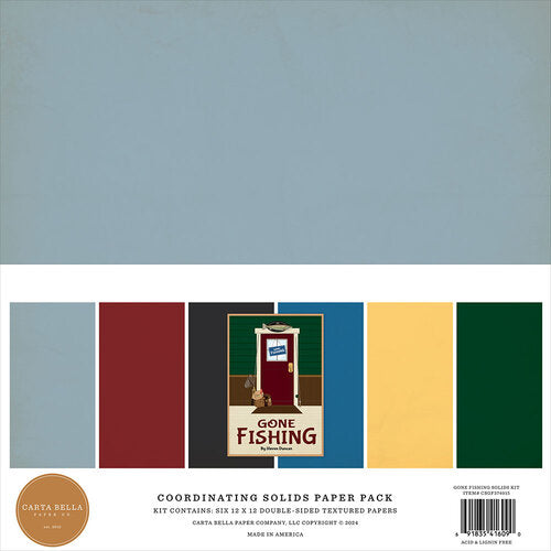 Carta Bella - Gone Fishing Coordinating Solids