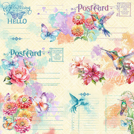 Graphic 45- Flight of the Fancy- Let Your Spirt Soar 12x12 Paper