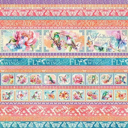 Graphic 45- Flight of the Fancy - Flying By To Say Hello 12x12 Paper