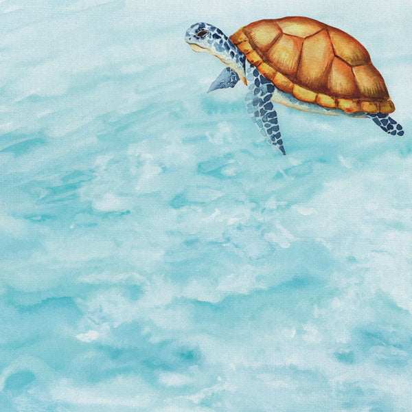 Scrapbook Customs- Sea Turtle Safari 12x12 Double Sided Paper