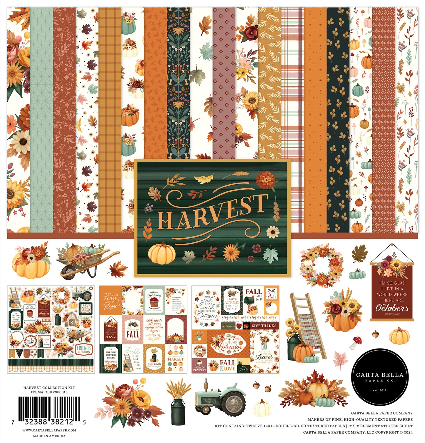 Carta Bella - Harvest 12x12 Collection Kit