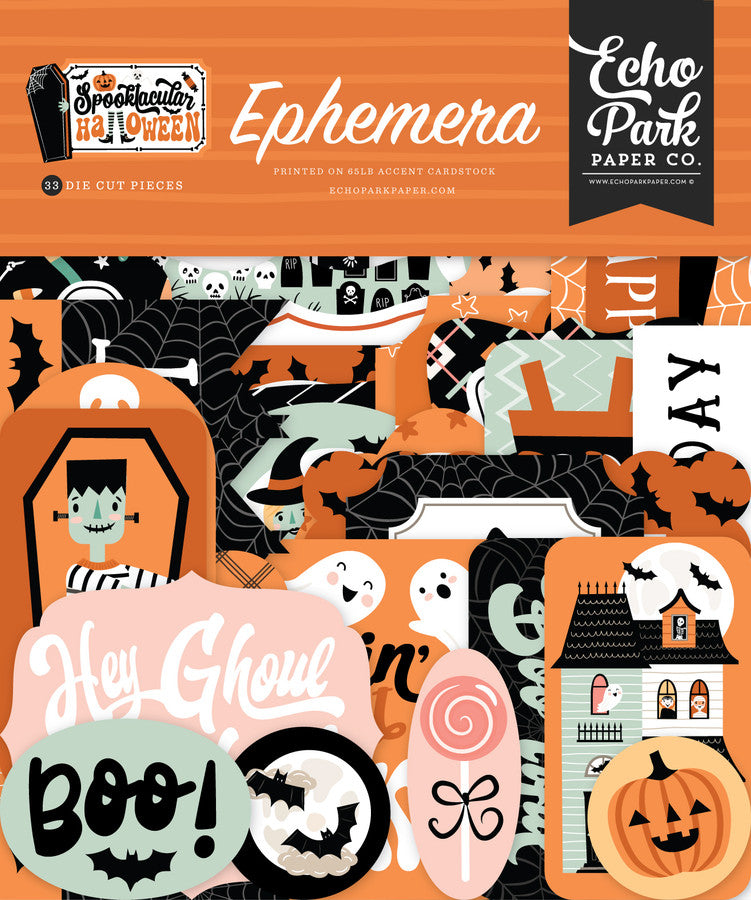 Echo Park - Spooktacular Halloween - Ephemera Pack