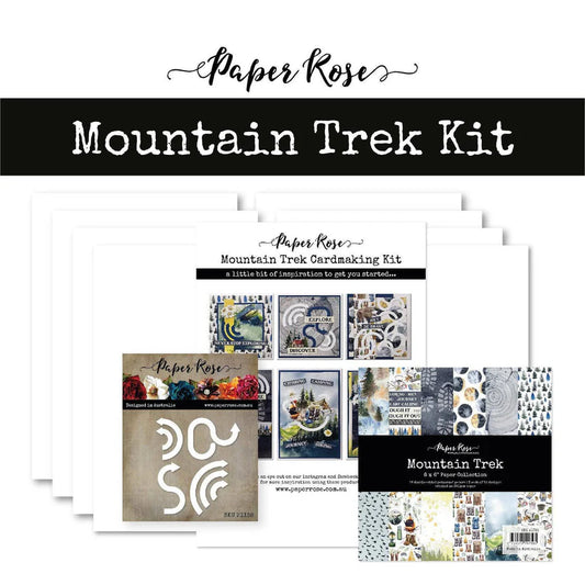 Paper Rose Studio - Mountain Trek Cardmaking Kit
