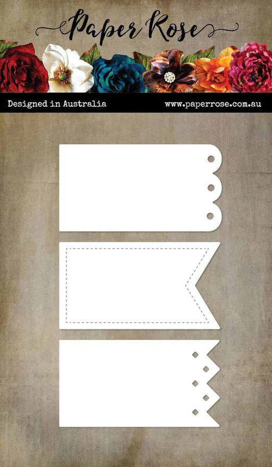 Paper Rose Studio - Banner Trio Cutting Die