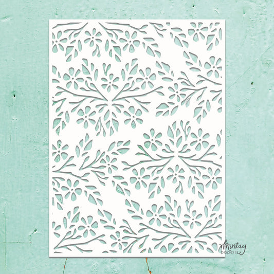 Mintay Papers - Kreativa Stencil - Flower 2