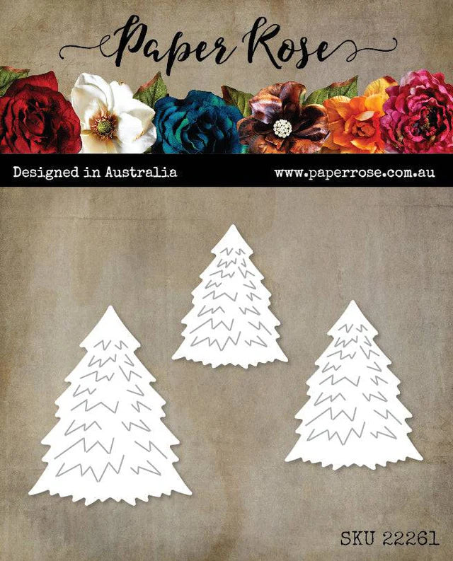 Paper Rose Studio - Pine Trees Cutting Die