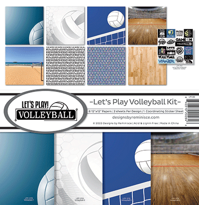 Designs By Reminisce - Let’s Play! Volleyball Kit