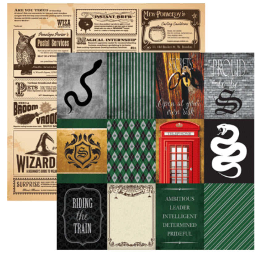 Reminisce - Wizard 102 - Mayhem - 12x12 Double Sided Paper