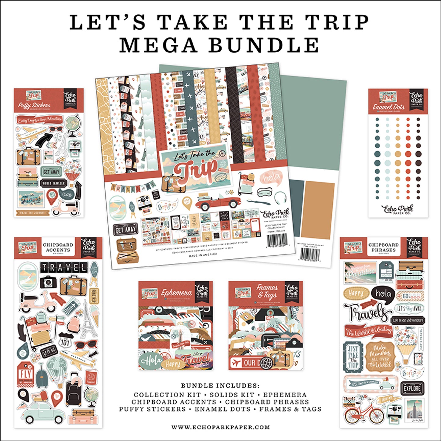 Echo Park - Let's Take The Trip - Collection Kit