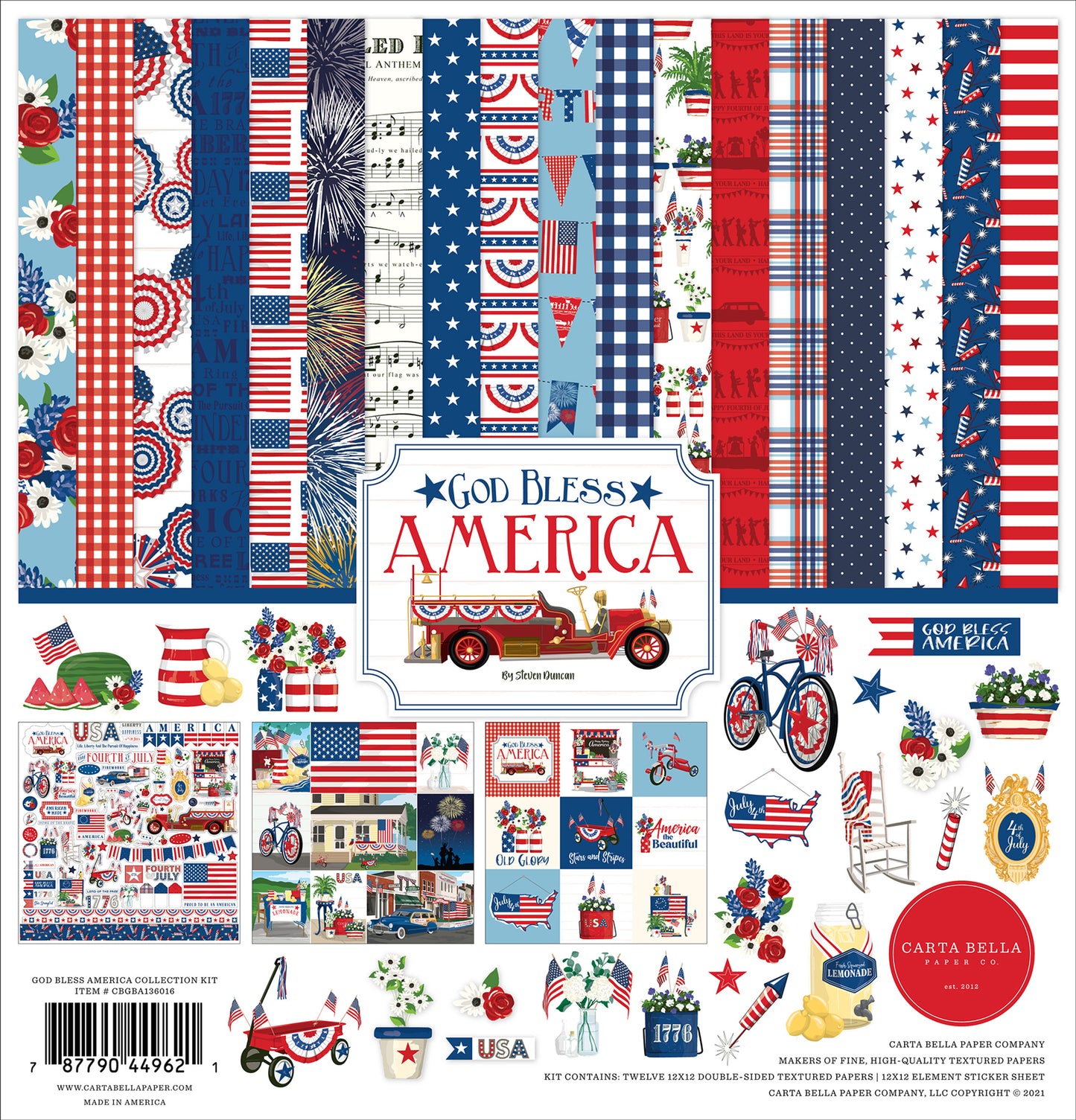 Carta Bella - God Bless America Collection Kit