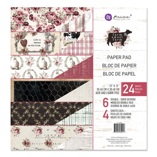 Prima Marketing - Farm Sweet Farm Paper Pad