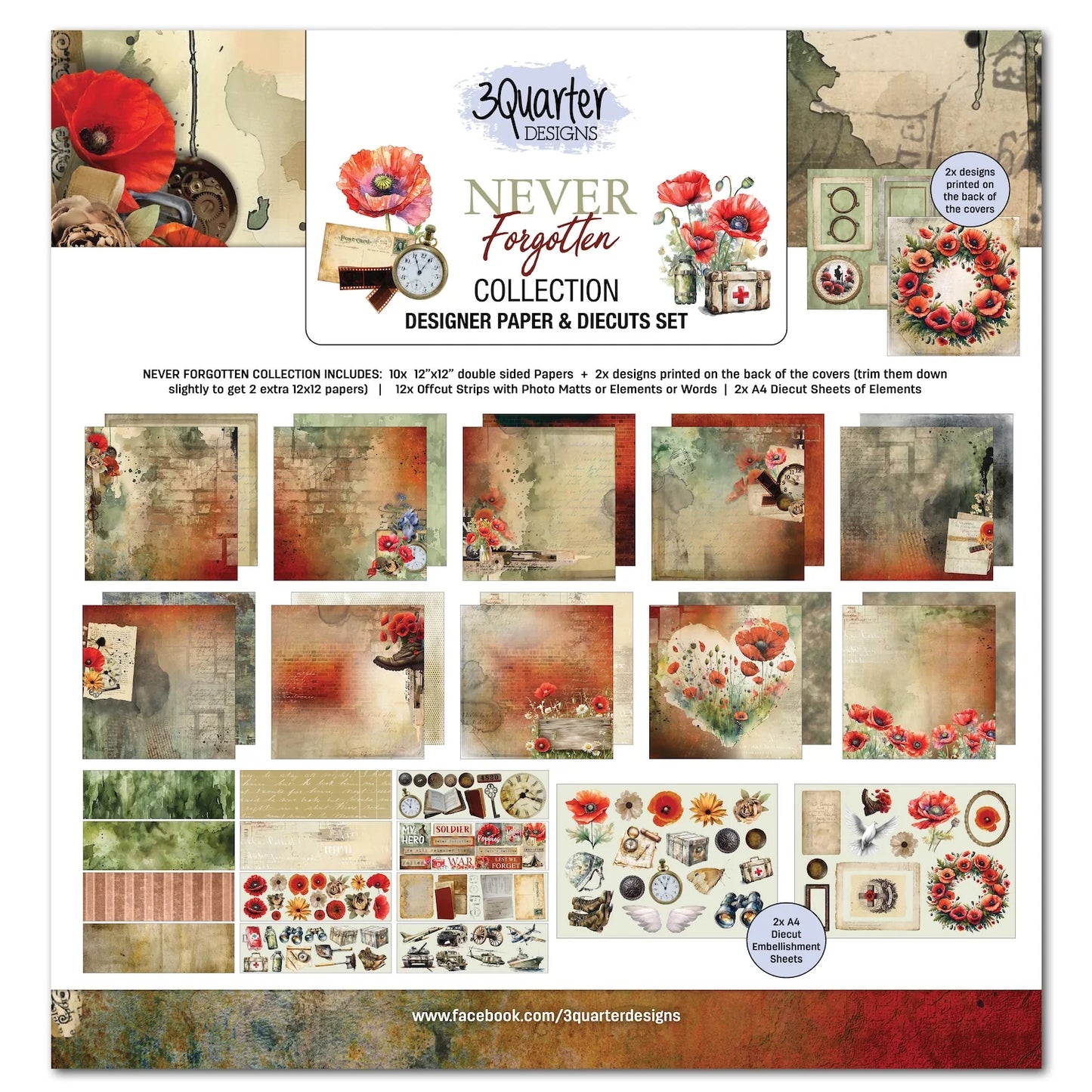 3 Quarters Designs - Never Forgotten Collection