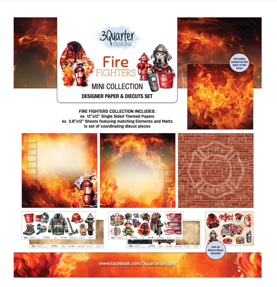 3 Quarter Designs - Fire Fighters Mini Collection