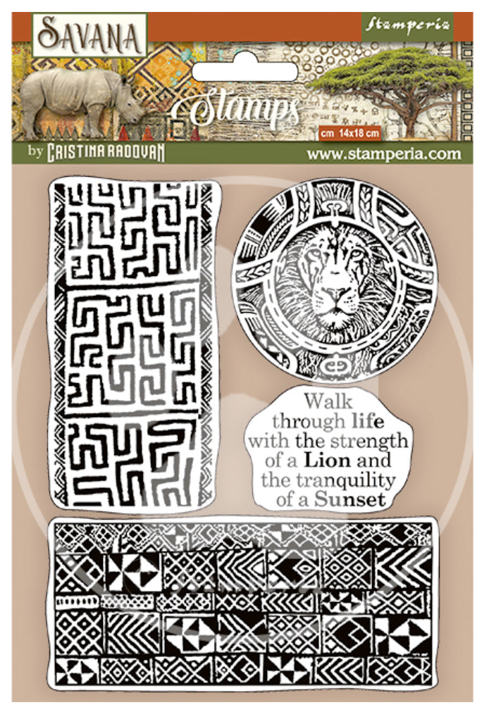 Stamperia - Savana Eetnical Borders Stamp