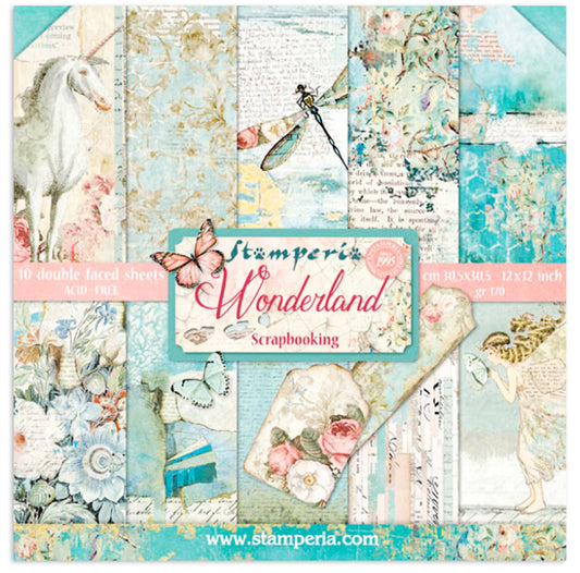 Stamperia - Wonderland Scrapbooking Paper