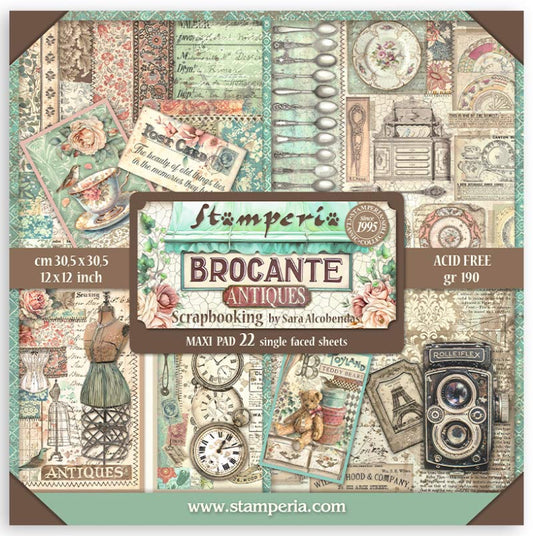 Stamperia - Brocante Antiques Scrapbooking Paper