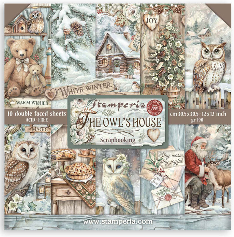 Stamperia - The Owls’s House Scrapbooking Paper