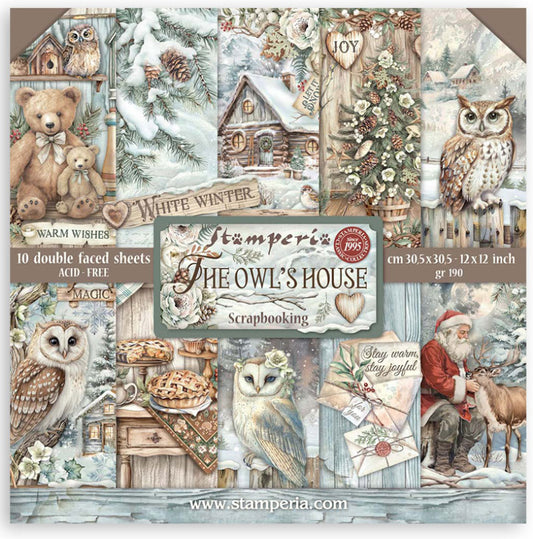 Stamperia - The Owls’s House Scrapbooking Paper
