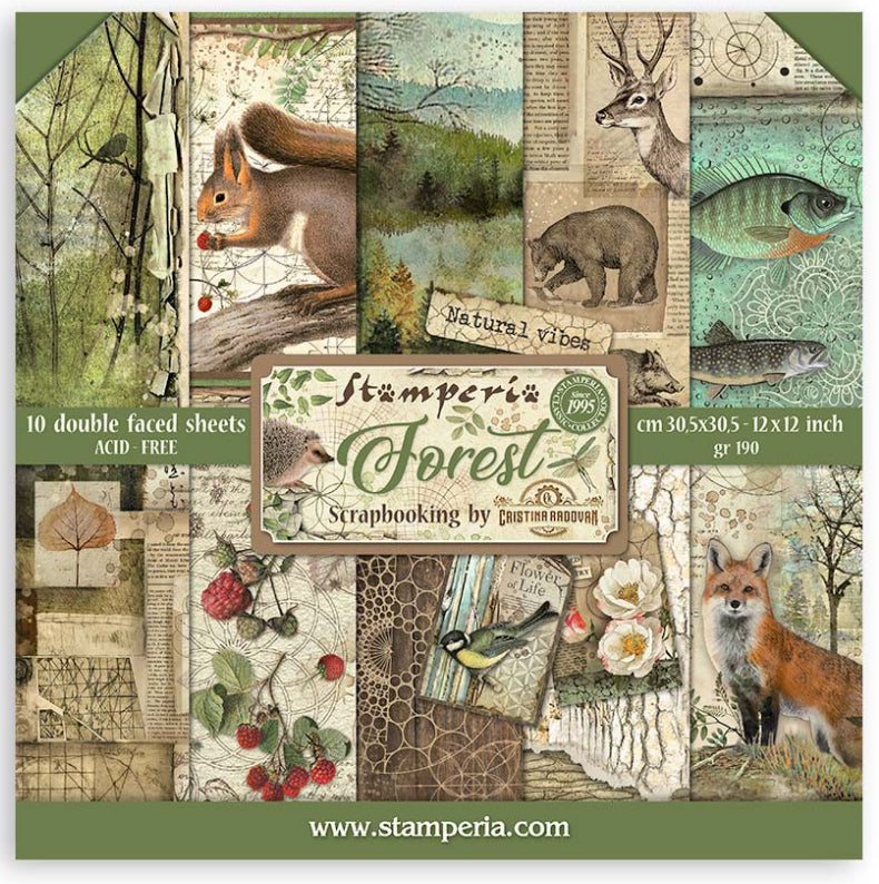Stamperia - Forest Scrapbooking Paper