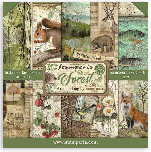 Stamperia - Forest Scrapbooking Paper