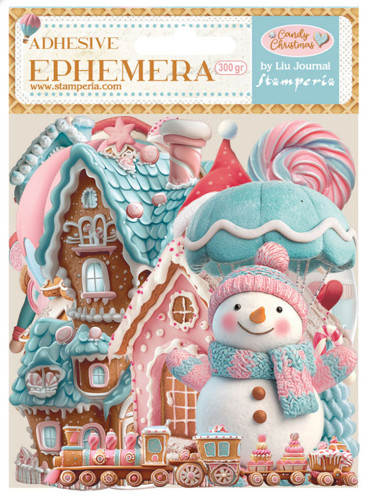 Stamperia - Candy Christmas Ephemera Pack