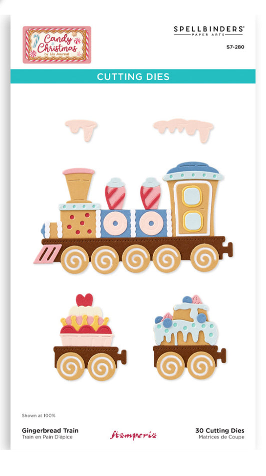 Stamperia - Gingerbread Train Cutting Die Set