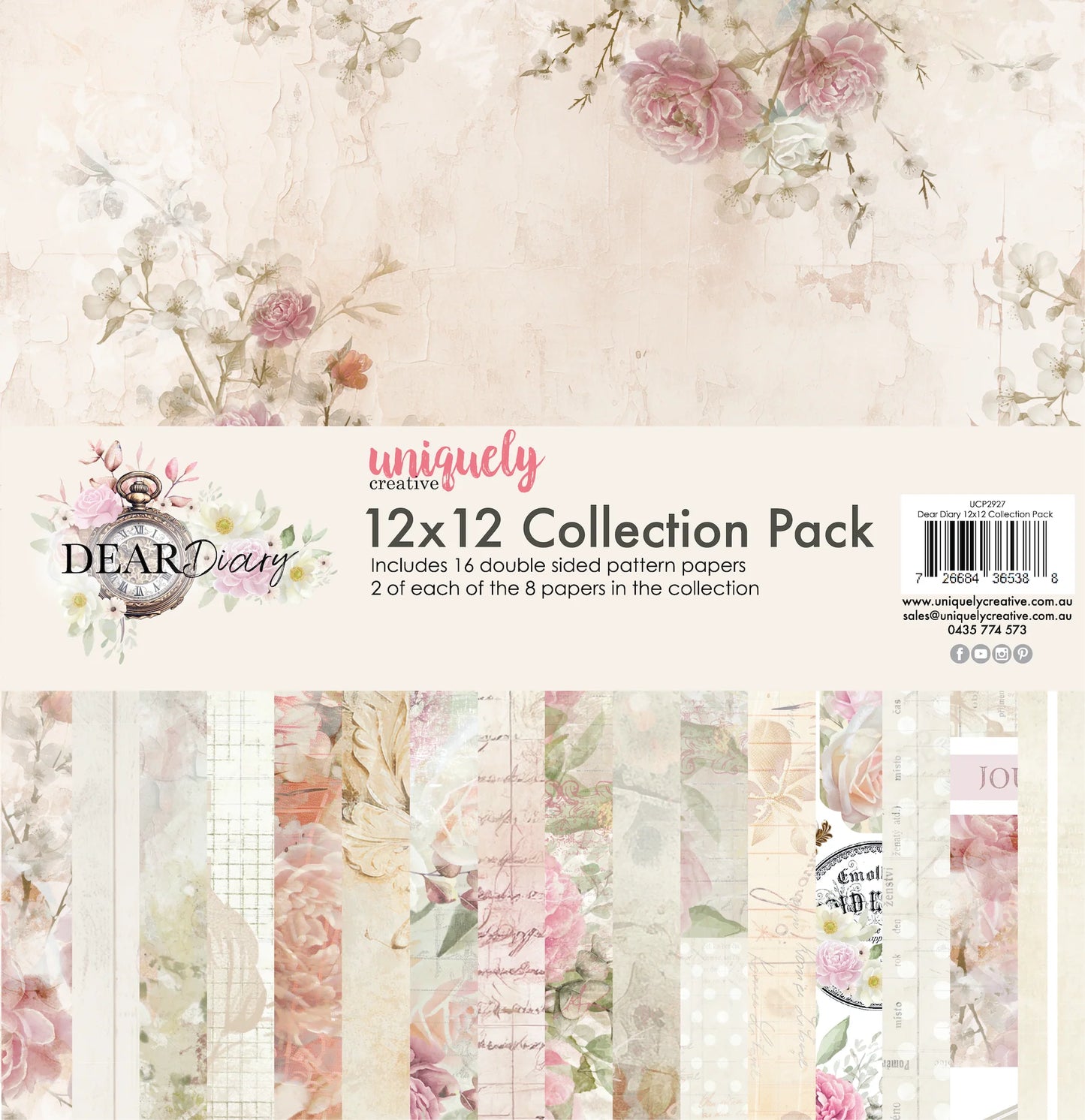 Uniquely Creative - Dear Diary 12x12 Collection Pack