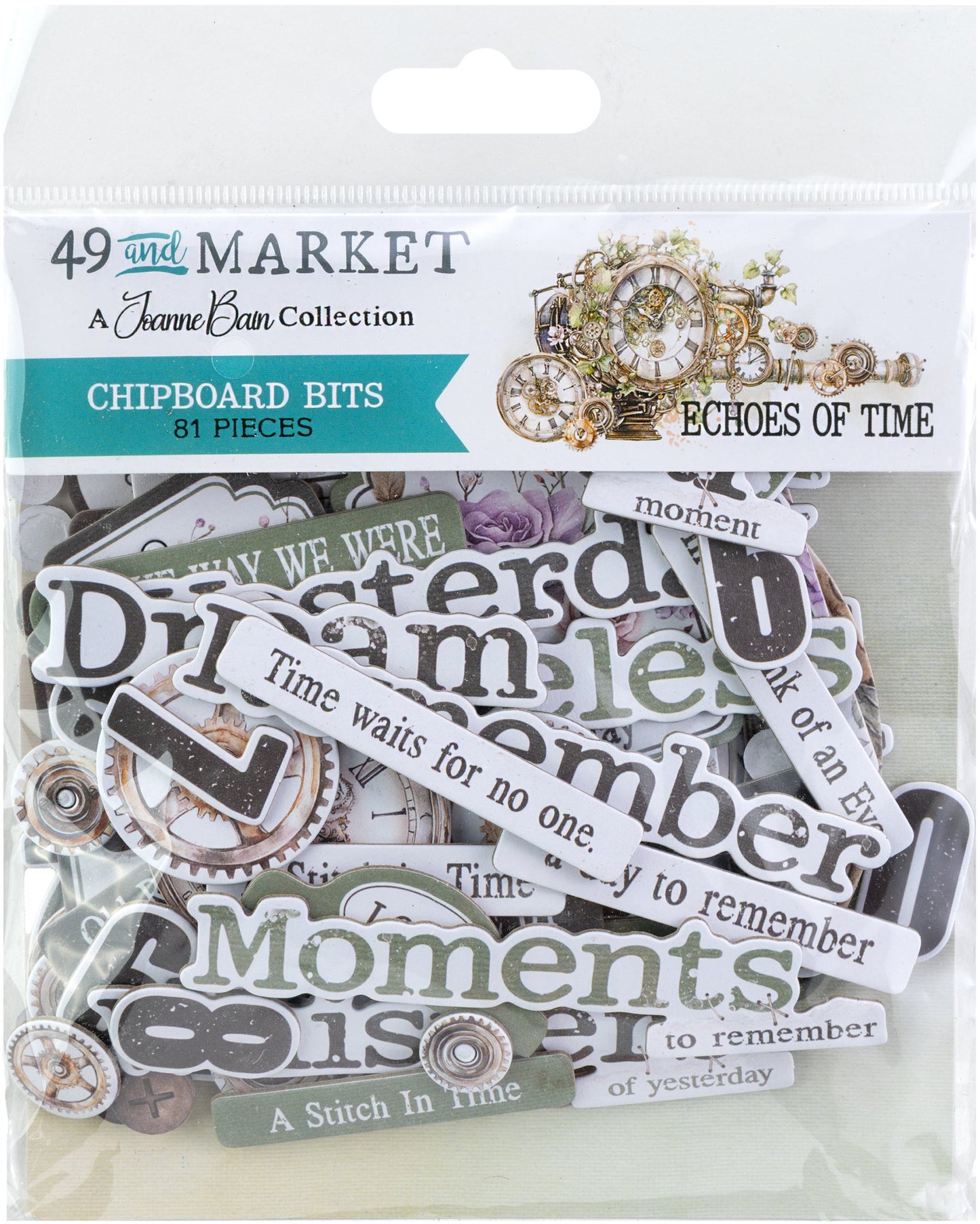 49 & Market - Echoes Of Time - Die-Cut Elements