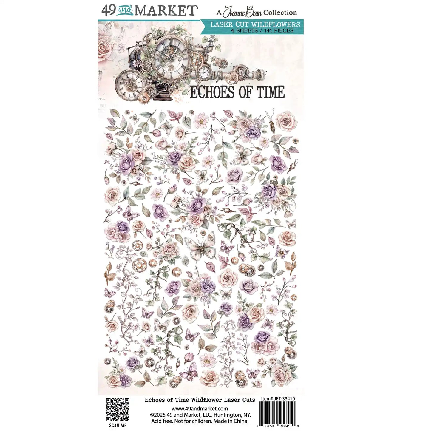 49 & Market - Echoes Of Time - Laser Cut Wildflowers