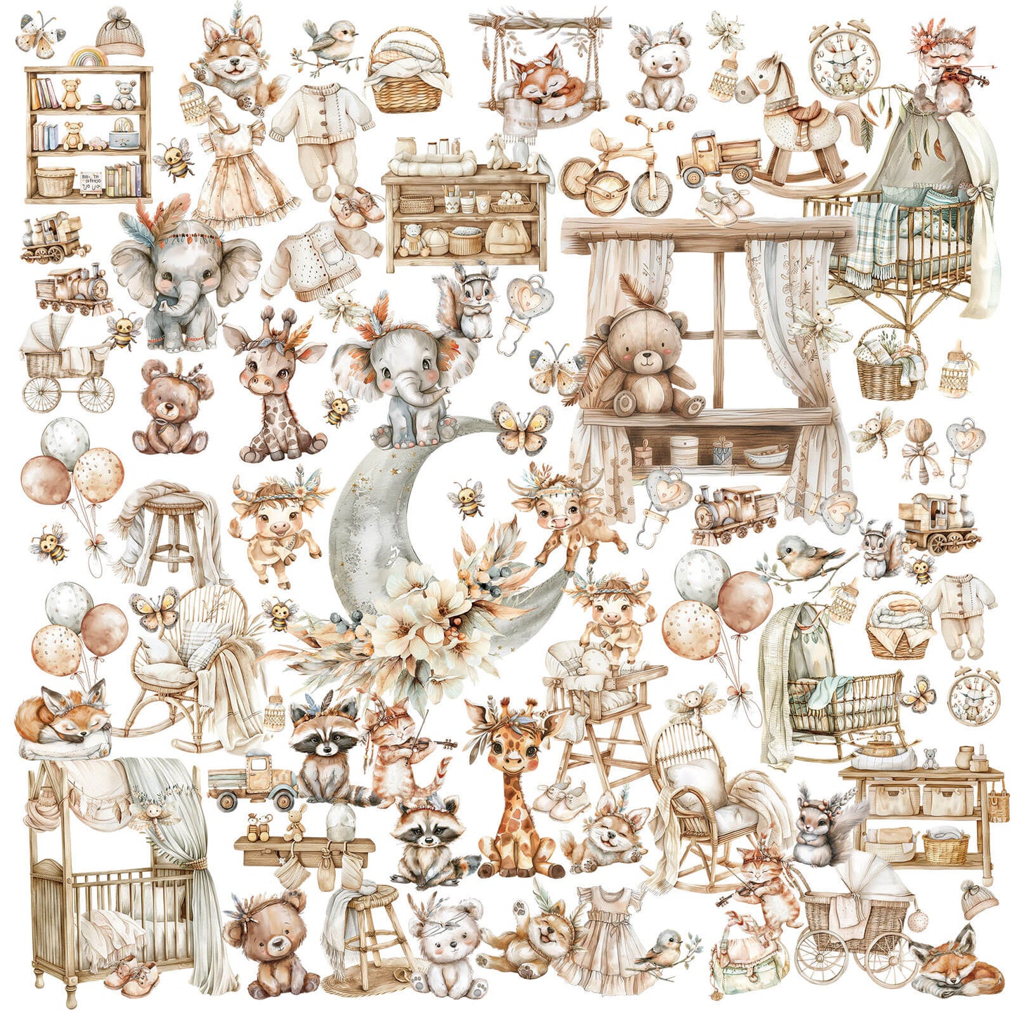 49 & Market - Little Dreamer laser Cut Elements