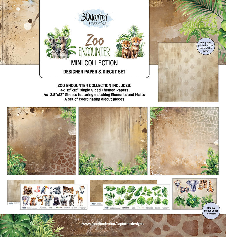 3 Quarter Designs - Zoo Encounters Mni Collection