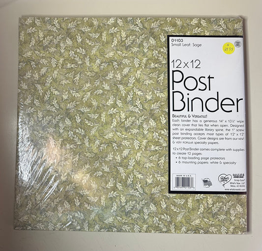 Scrap-Ease 12x12 Post Bound Binder