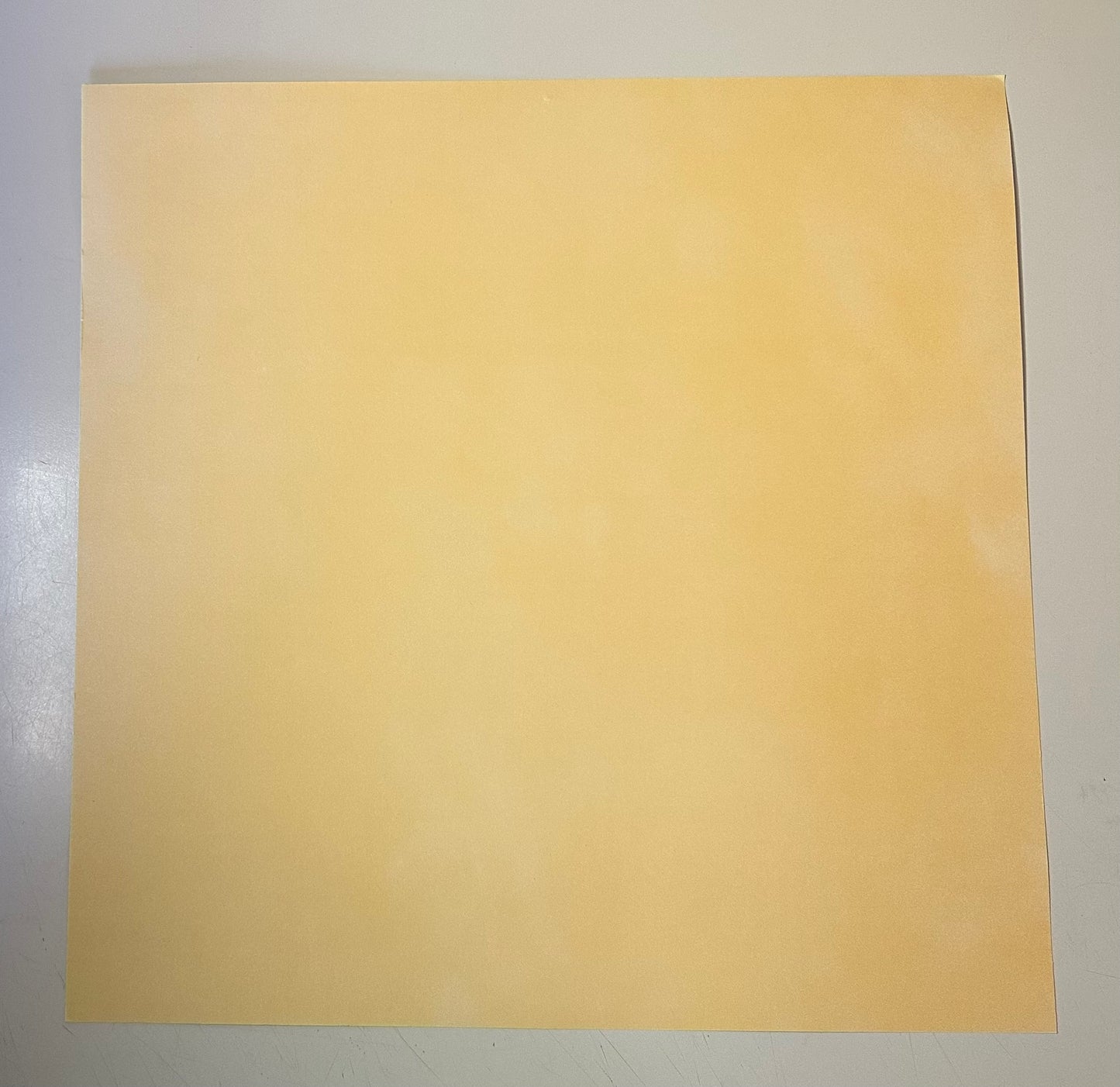 12x12 Paper- Yellow Water Color