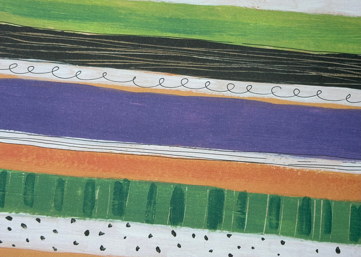 American Traditional Designs- Spookytown Brights - Halloween Stripes