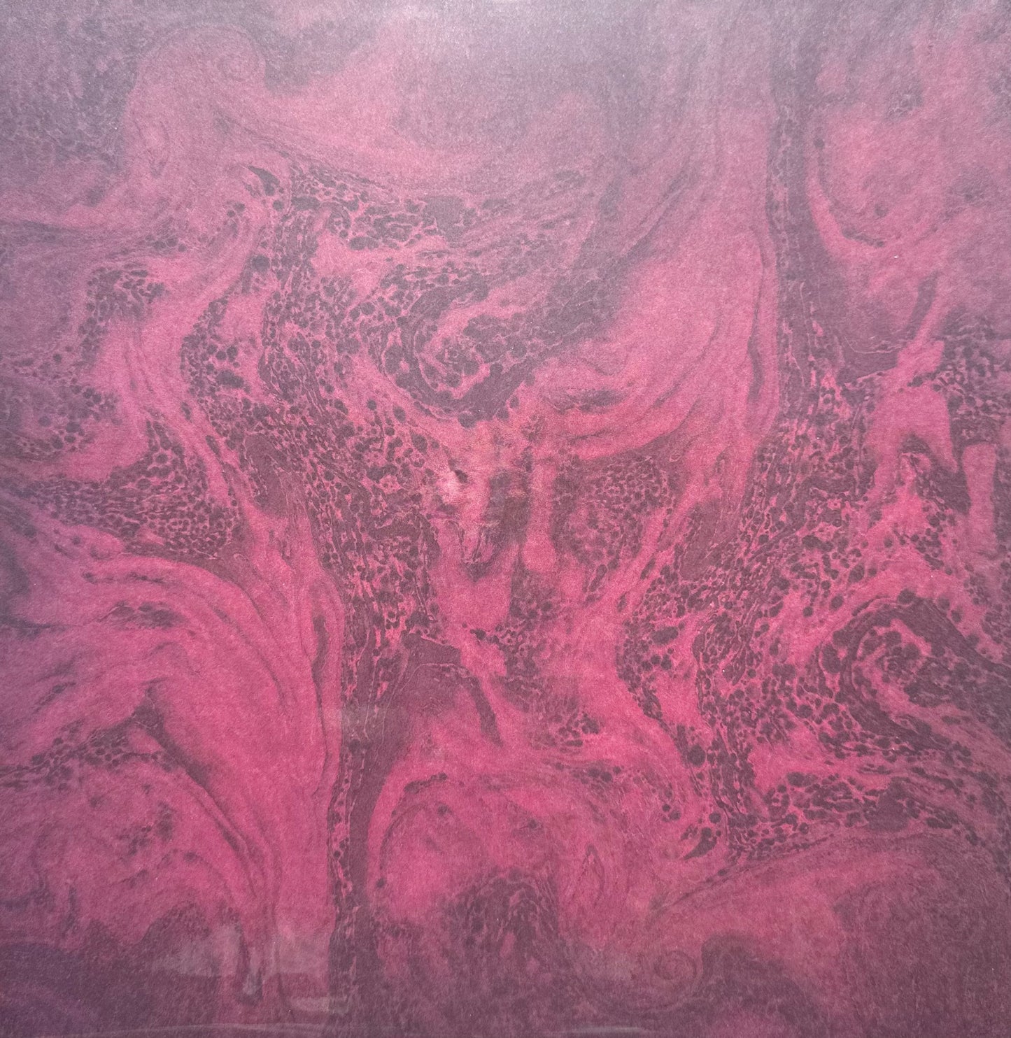 Vintage Market - 12x12 Single Sided Paper - Red Liquid Marble