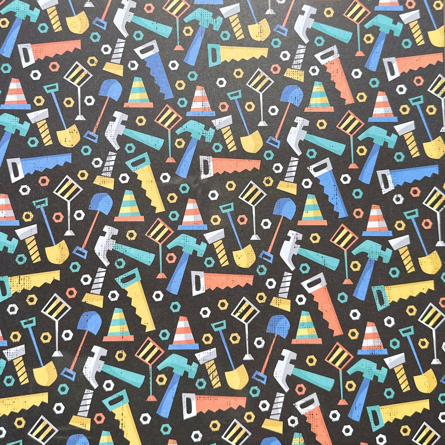 Vintage Market - 12x12 Single Sided Paper - Tools