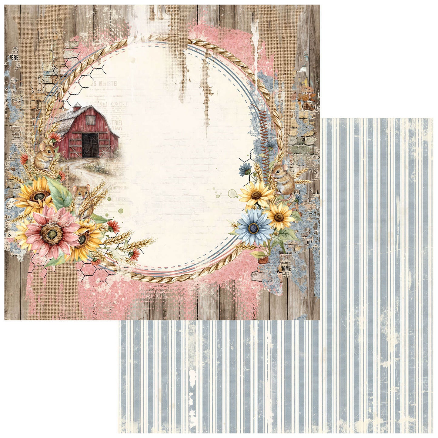49 & Market - Whispering Way - Heartland 12x12 Cardstock