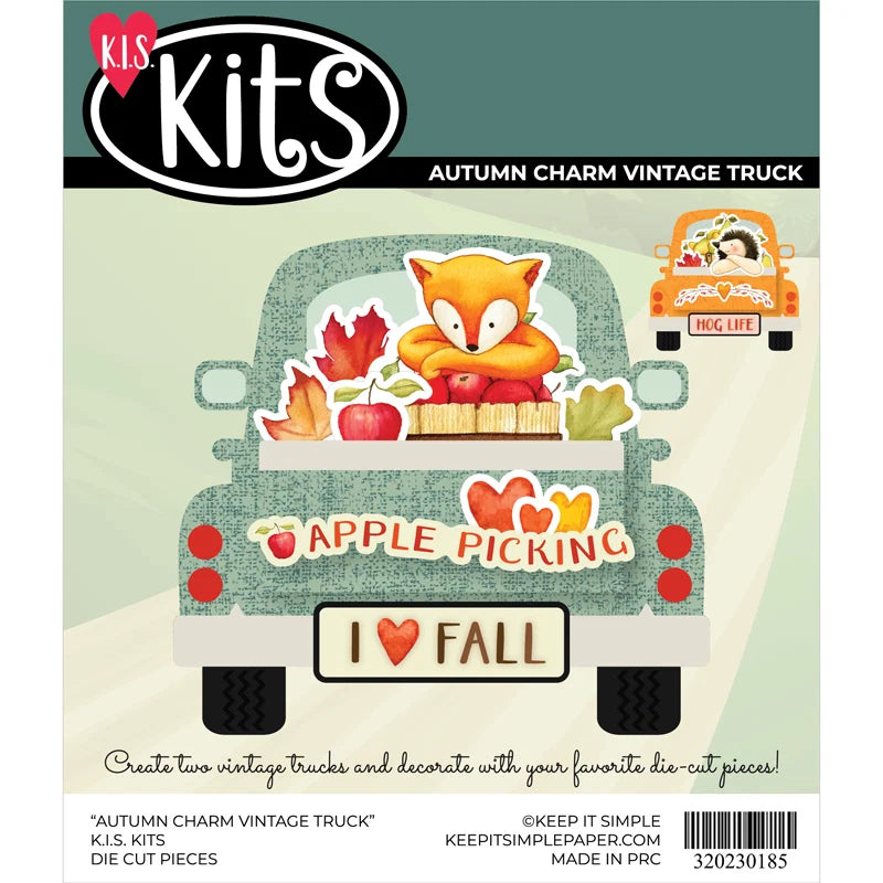 Keep It Simple Paper Crafts - Autumn Charm Vintage Truck Kit