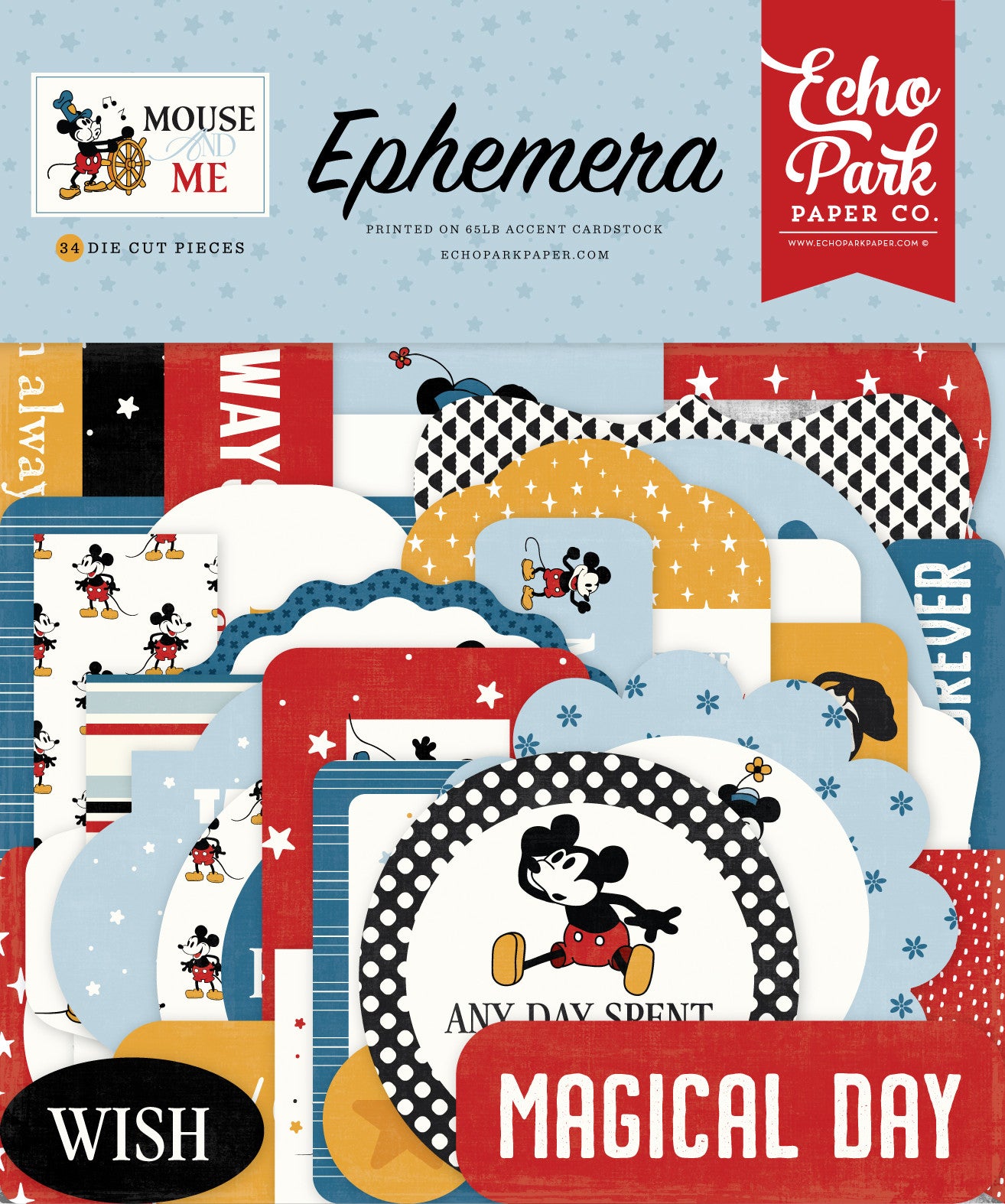 Echo Park - Mouse and Me Ephemera Pack
